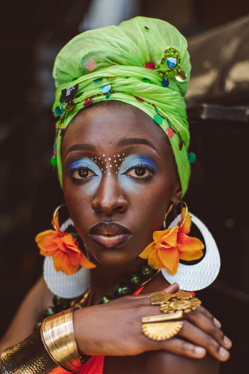 Trendy urban culture and portrait representing Kenyan lifestyle
